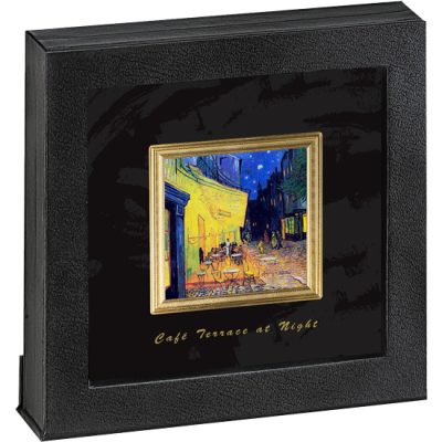 Niue - 2023 - 2 Dollars - Cafe Terrace at Night Vincent van Gogh 2oz series