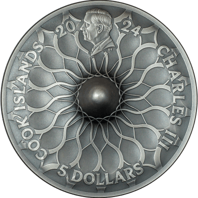 Cook Islands - 2024 - 5 Dollars - Spinning Coin '24 edition