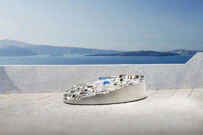 Palau - 2024 - 25 Dollars - Bucket List Santorini 5oz silver