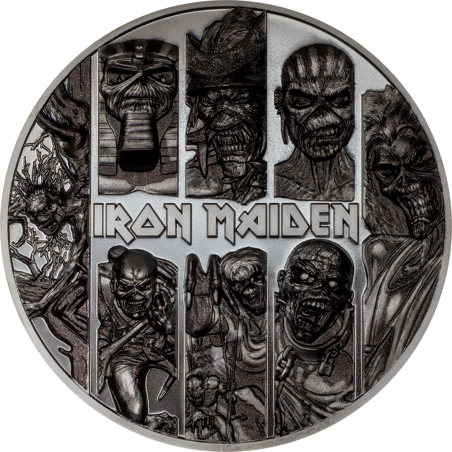 Cook Islands - 2024 - 20 Dollars - Iron Maiden Eddie Collection 3oz silver