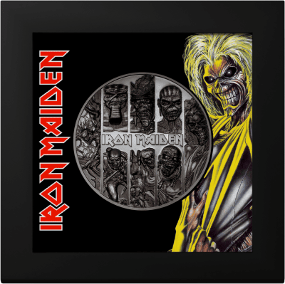 Cook Islands - 2024 - 20 Dollars - Iron Maiden Eddie Collection 3oz silver