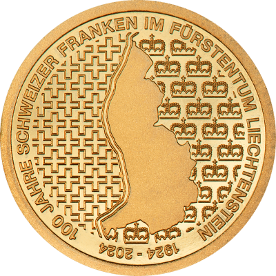 Liechtenstein - 2014 - 10 Franken - 100 Year Swiss Franc Liechtenstein SMALL GOLD