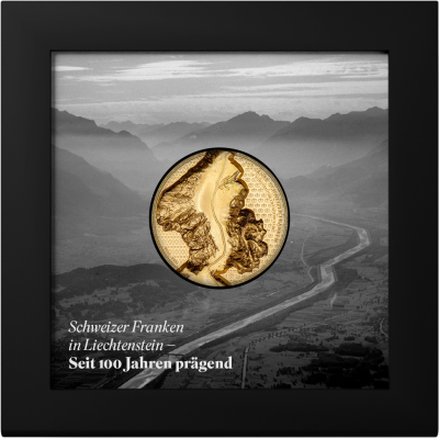 Liechtenstein - 2014 - 100 Franken - 100 Year Swiss Franc Liechtenstein 1oz GOLD