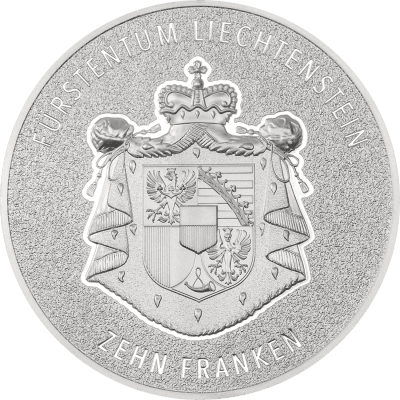 Liechtenstein - 2014 - 10 Franken - 100 Year Swiss Franc Liechtenstein 2oz silver