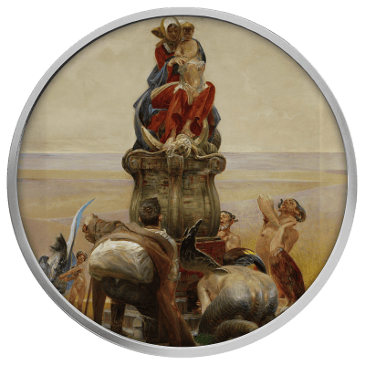 Cameroon - 2024 - 500 Francs - Adoration of the Madonna (170th Ann. of Jacek Malczewski’s)