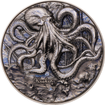 Cameroon - 2025 - 2000 Francs – Kraken Bi-Metal 2oz silver