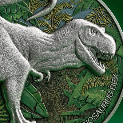 Cameroon - 2024 - 2000 Francs - Tyrannosaurus Rex (Lost World) SPECIAL COLOR EDITION