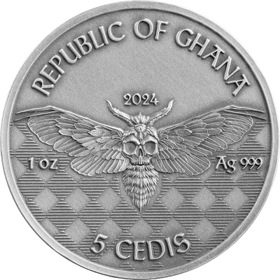 Ghana - 2024 - 10 Cedis – Biker Memento Mori