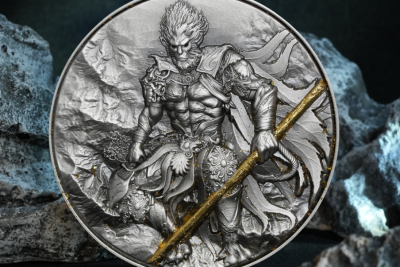 Cameroon - 2024 - 2000 Francs – Monkey King Wukong Bi-Metal 2oz silver