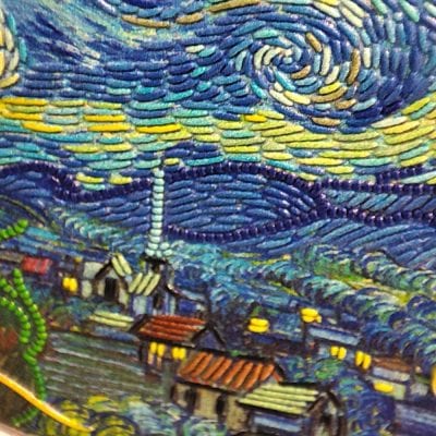 Palau - 2024 - 20 Dollars - Starry Night Van Gogh Embroidery Art