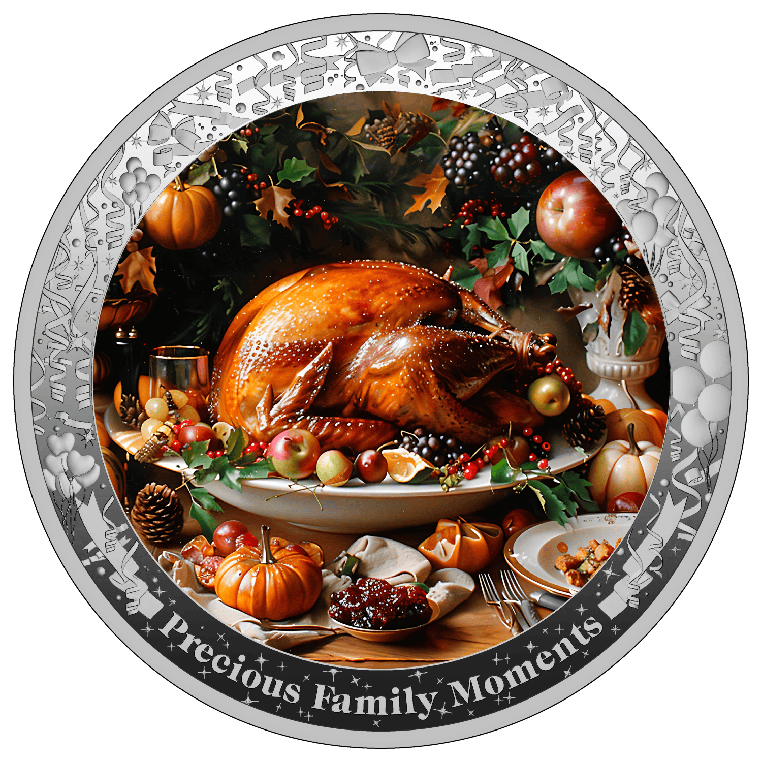 Cameroon - 2024 - 1000 Francs - Thanksgiving Precious Family Moments series 1oz silver