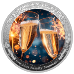 Cameroon - 2025 - 1000 Francs - New Year's Eve Precious Family Moments series 1oz silver