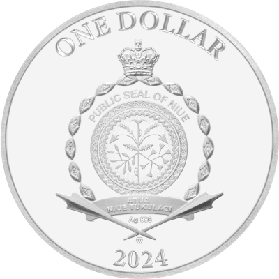 Niue - 2024 - 1 Dollar - Make a Deal Golf 1oz silver