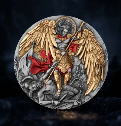 Cameroon - 2024 - 2000 Francs - Archangel Michael 2oz silver