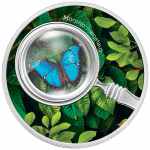 Cameroon - 2024 - 500 Francs - The Secret Garden Butterflies Morpho Menelaus