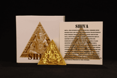 Cameroon - 2025 - 3000 Francs - Shiva God Triangle GILDED coin 3oz silver