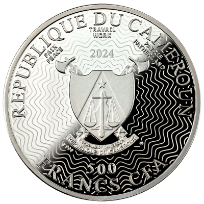 Cameroon - 2024 - 500 Francs – Antennae Galaxy (Reach the sky in your hand)