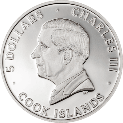 Cook Islands - 2024 - 5 Dollars - The Dog Underlook