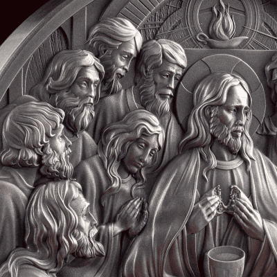 Cameroon - 2025 - 5000 Francs - The Last Supper (Bible Stories) 5oz silver