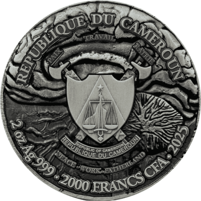 Cameroon - 2025 - 2000 Francs - Arachne 2oz silver