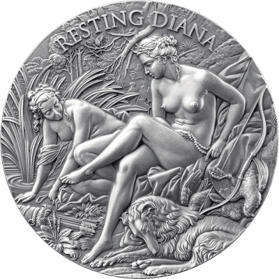 Cameroon - 2025 - 2000 Francs – Resting Diana (celestial beauty series) 2oz silver