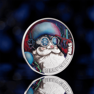 Cameroon - 2025 - 500 Francs - Cyber Claus Christmas 1/2oz silver