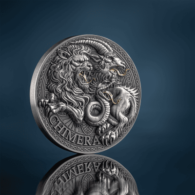 Cameroon - 2025 - 1000 Francs - Chimera / The Great Greek Mythology 1oz silver