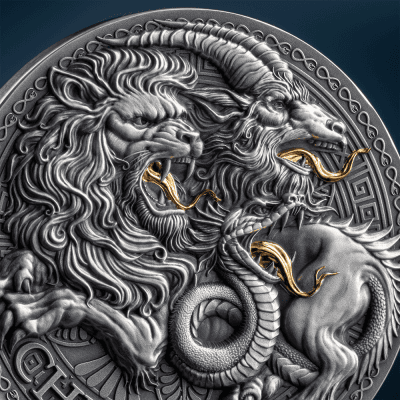 Cameroon - 2025 - 1000 Francs - Chimera / The Great Greek Mythology 1oz silver