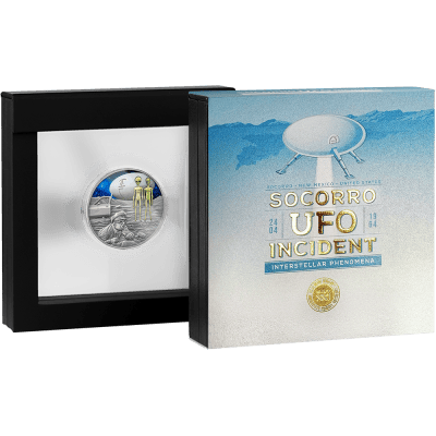 Cameroon - 2025 - 2000 Francs – Socorro Ufo Incident 2oz silver