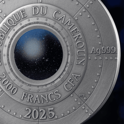 Cameroon - 2025 - 2000 Francs – Socorro Ufo Incident 2oz silver