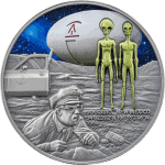 Cameroon - 2025 - 2000 Francs – Socorro Ufo Incident 2oz silver