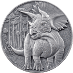 Cameroon - 2025 - 2000 Francs - Triceratops (Lost World) 2oz silver