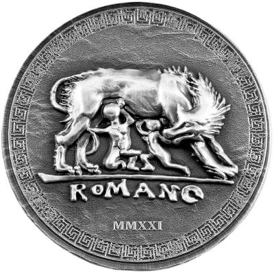 Cook Islands - 2021 - 5 Dollars - Roman Empire ROMULUS 1oz silver