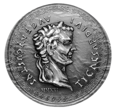 Cook Islands - 2021 - 5 Dollars - Roman Empire TIBERIUS 1oz silver