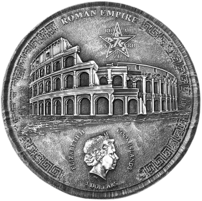 Cook Islands - 2021 - 5 Dollars - Roman Empire CONSTANTINE 1oz silver