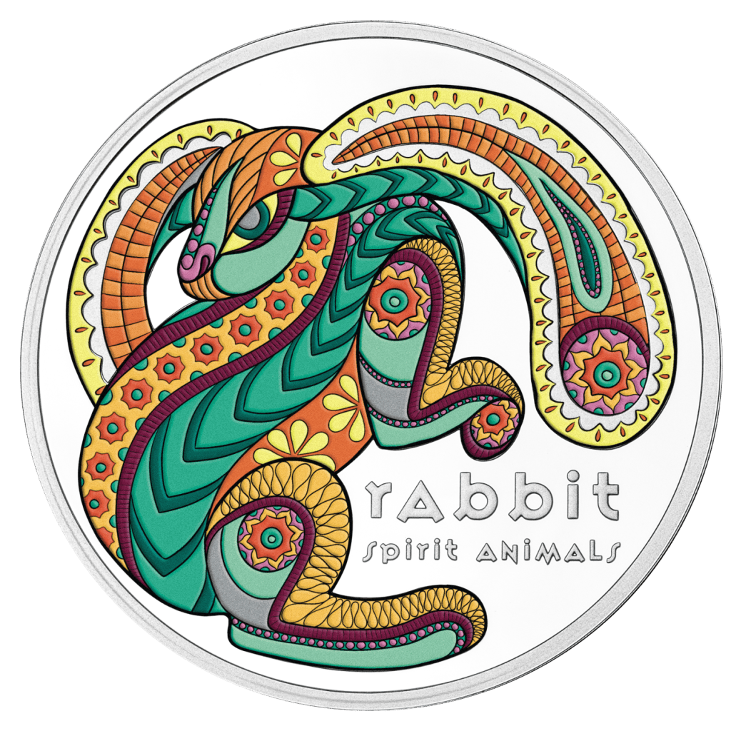 Niue - 2024 - 1 Dollar - Rabbit Spirit Animals - NumisCollect