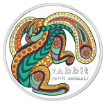 Niue - 2024 - 1 Dollar - Rabbit Spirit Animals