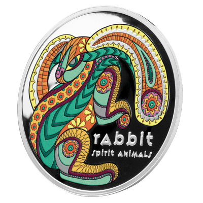 Niue - 2024 - 1 Dollar - Rabbit Spirit Animals