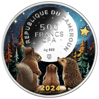 Cameroon - 2024 - 500 Francs – Make a Wish Squirrel