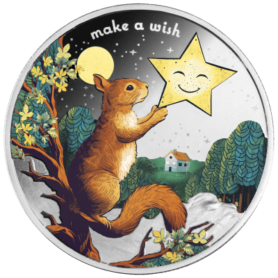 Cameroon - 2024 - 500 Francs – Make a Wish Squirrel