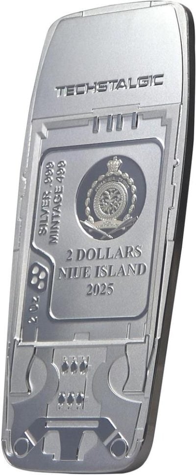 Niue - 2024 - 2 Dollars - Unbreakable Phone TechStalgic series PLAIN VERSION