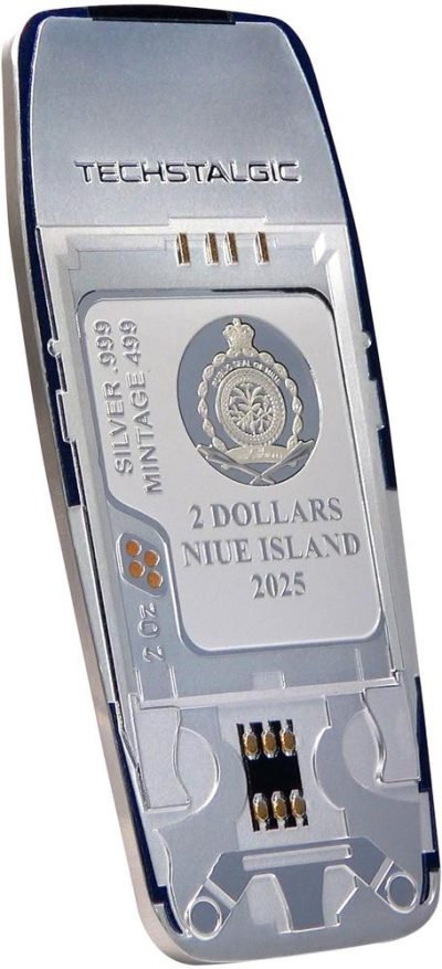 Niue - 2024 - 2 Dollars - Unbreakable Phone TechStalgic series COLOR VERSION