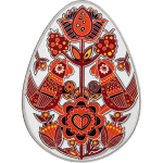 Ghana - 2025 - 5 Cedis - Svitanok (Ukrainian Pysanka series)