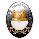 Niue - 2025 - 1 Dollars - Hen Egg (Faberge Egg series)