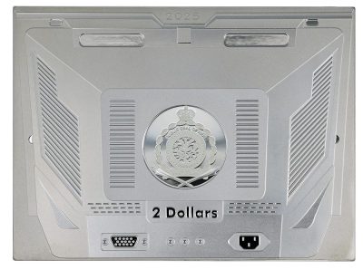 Niue - 2025 - 5 Dollars - Paint (Back to the Pixel series) 2oz silver