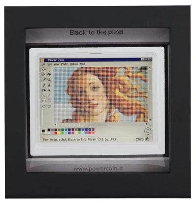 Niue - 2025 - 5 Dollars - Paint (Back to the Pixel series) 2oz silver