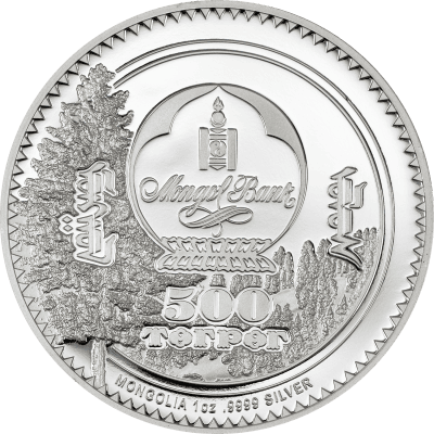 Mongolia - 2025 - 500 Togrog - Woodland Otter