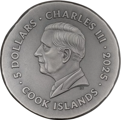 Cook Islands - 2025 - 5 Dollars - Leon Numismatic Icons 1oz silver
