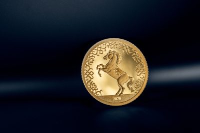 Mongolia - 2026 - 1000 Togrog - Year of the Horse SMALL GOLD - Image 3