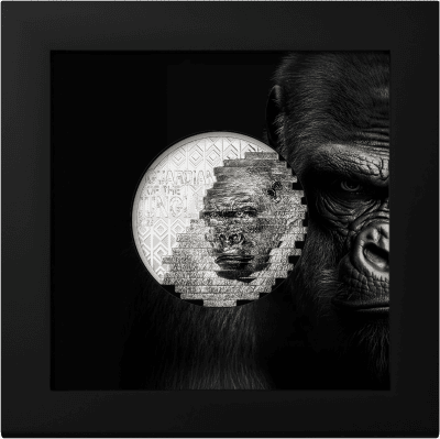 Cook Islands - 2025 - 10 Dollars - Gorilla Reconstruction